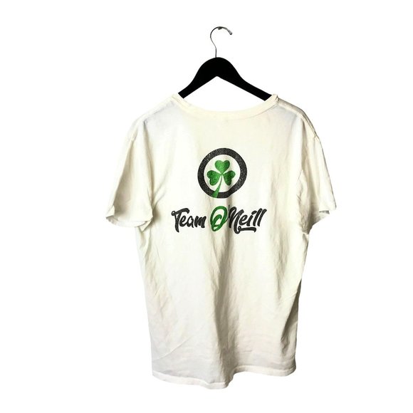 Team O'Neill T Shirt Four Leaf Clover Single Stitch Graphic Tee Short Sleeve - Picture 3 of 15